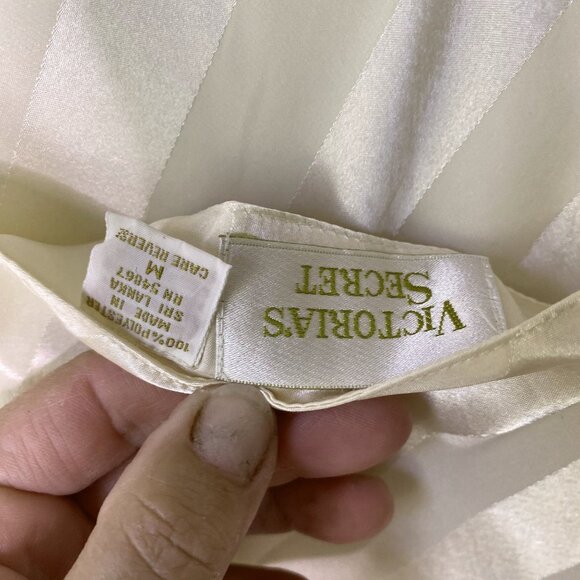 Victoria’s Secret Gold Label Satin Slip Dress Maxi Sexi Nightgown Vintage - Picture 7 of 7